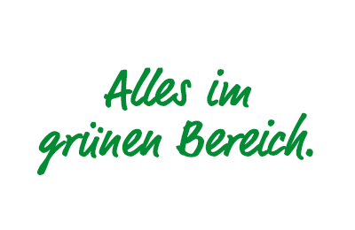 Alles im grünen Bereich Slogan