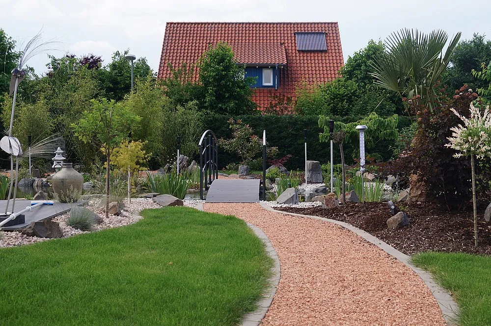 Gartenarbeiten Beispiel Privathaus