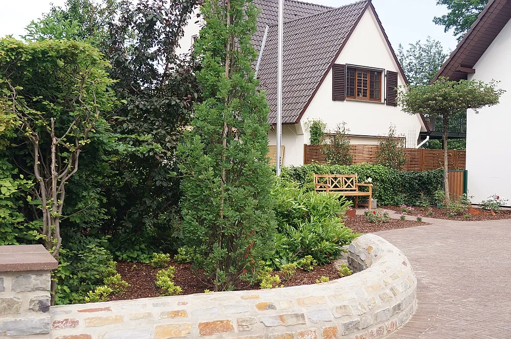 Gartenarbeiten Beispiel Privathaus