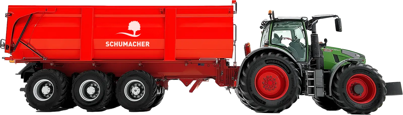 Schumacher Zugmaschine mit Hänger